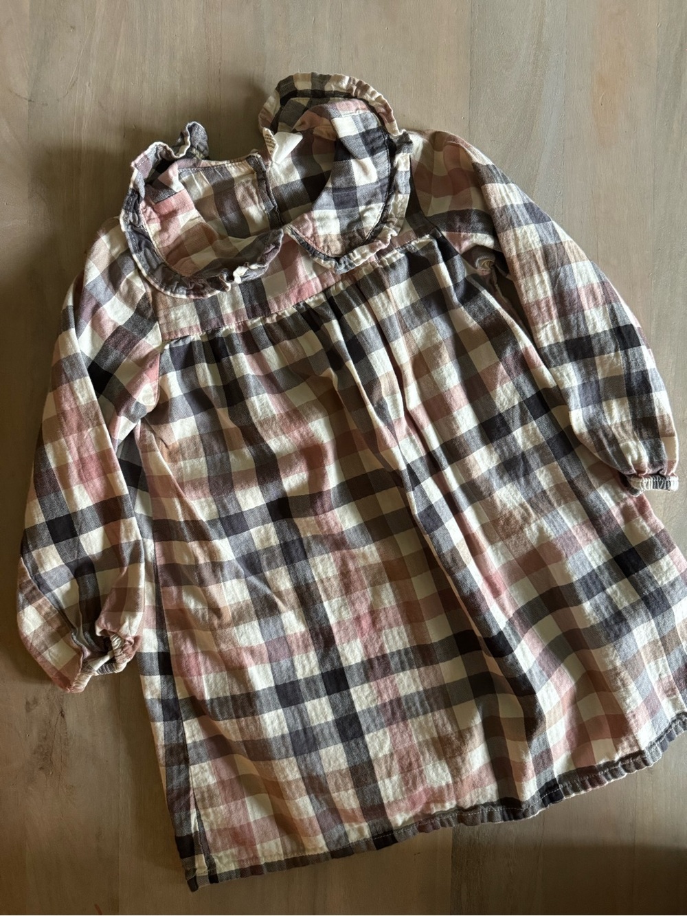 H&M - 3T cotton gingham dress.